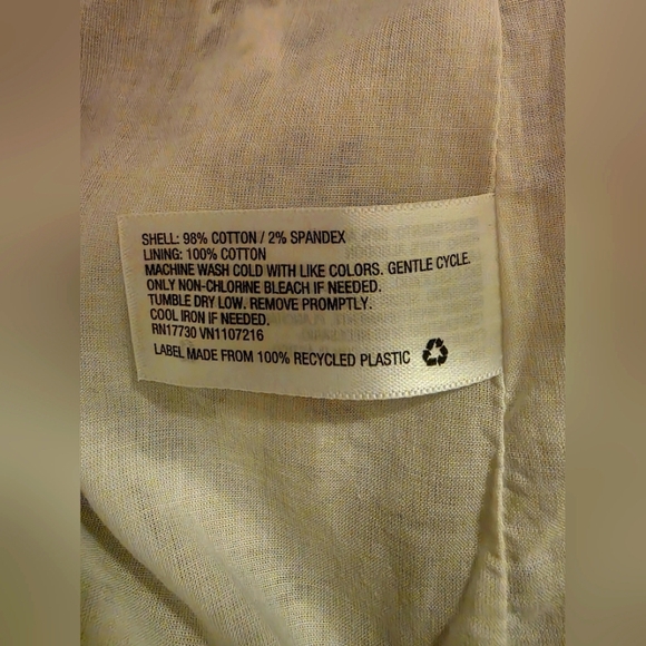 A New Day White Floral Midi Dress with Belt-Size Large- NWOT-🤍🖤 - Picture 6 of 6